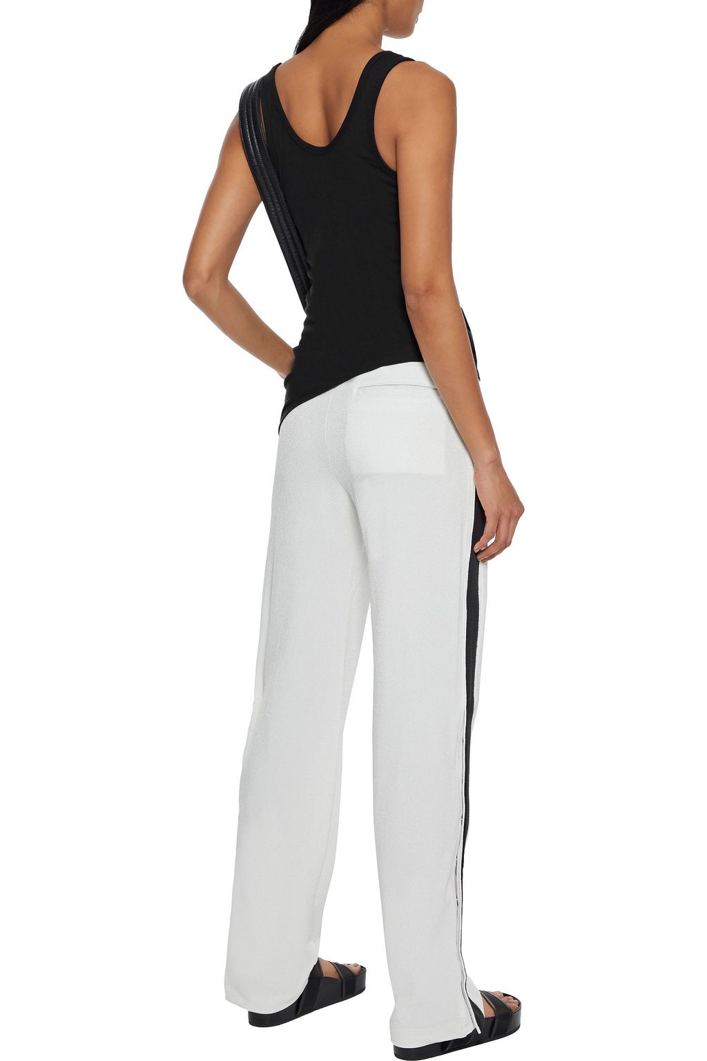 TWENTY MONTRÉAL Kent striped stretch-crepe track pants