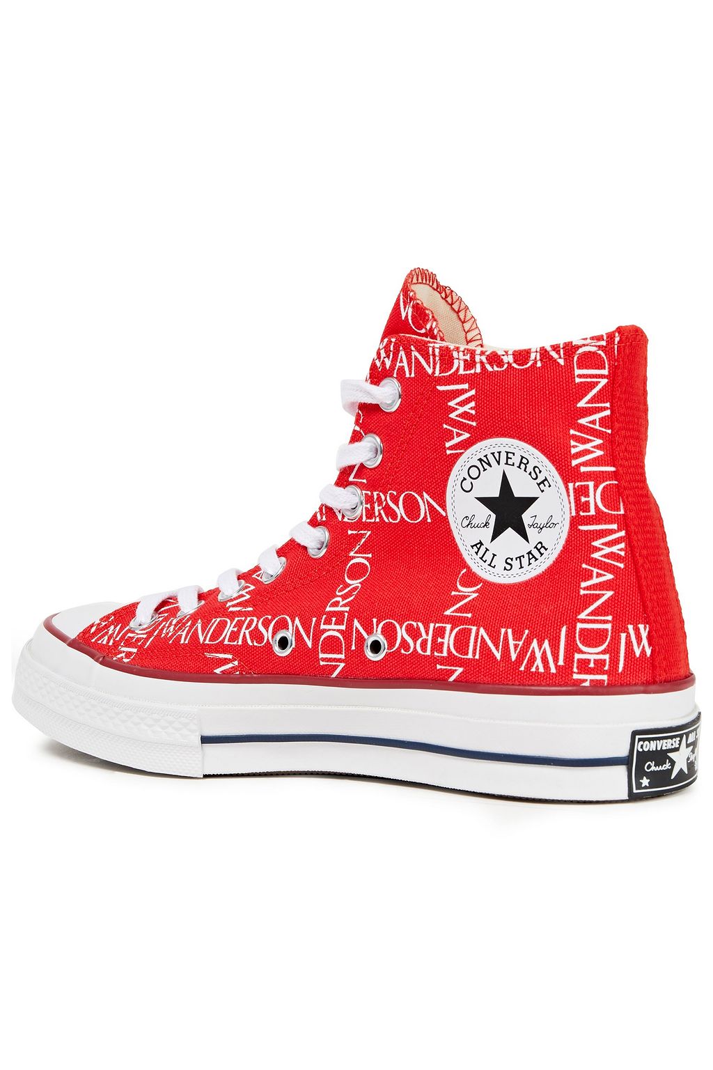 CONVERSE X JW ANDERSON plus JW Anderson Chuck Taylor All Star printed cotton-canvas high-top sneakers
