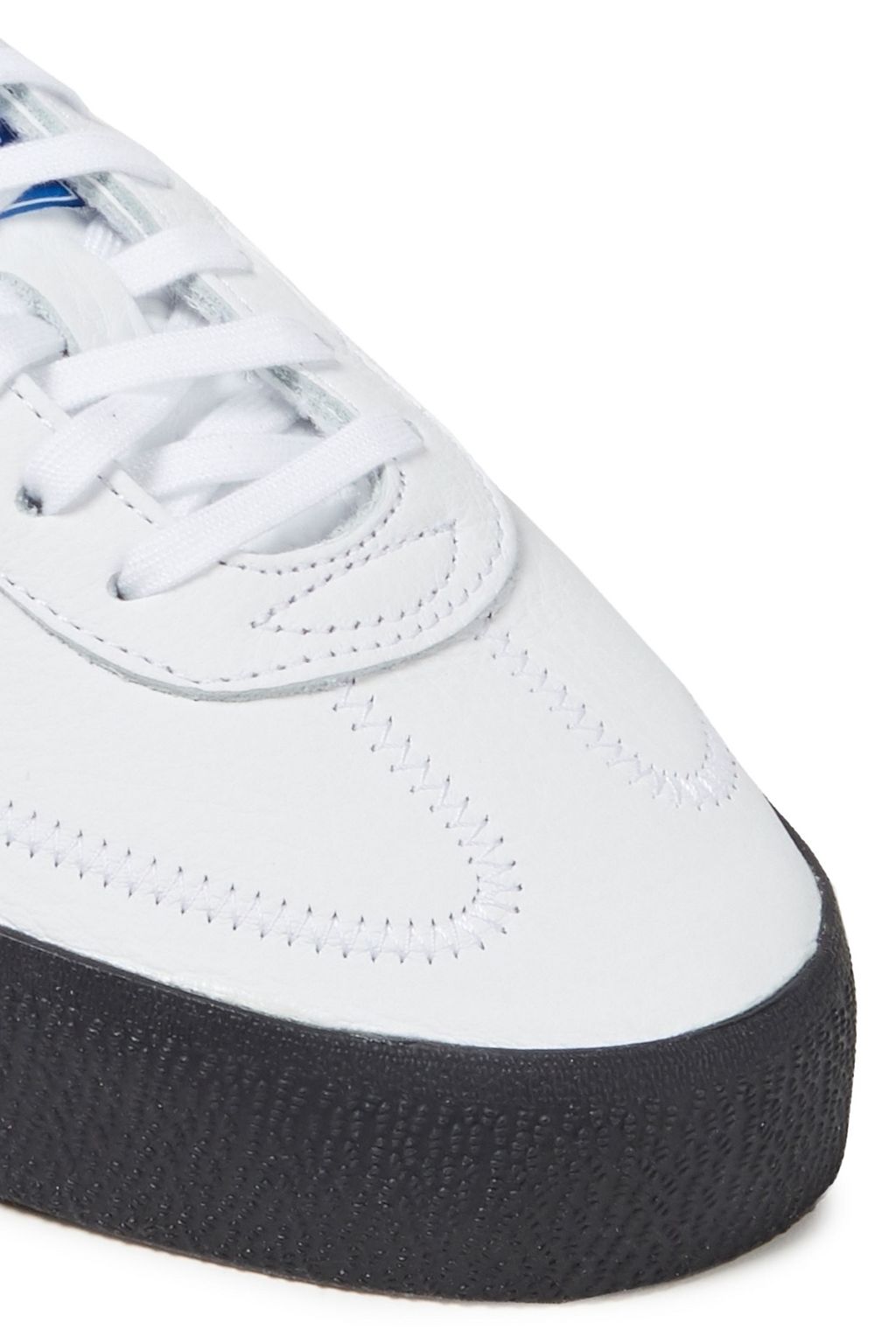 ADIDAS ORIGINALS Sambarose textured-leather platform sneakers