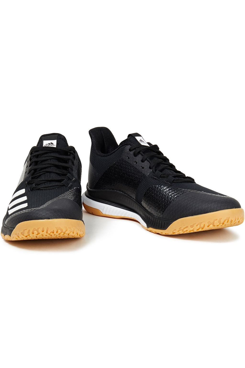 ADIDAS Crazy Flight Bounce 3 coated knitted sneakers