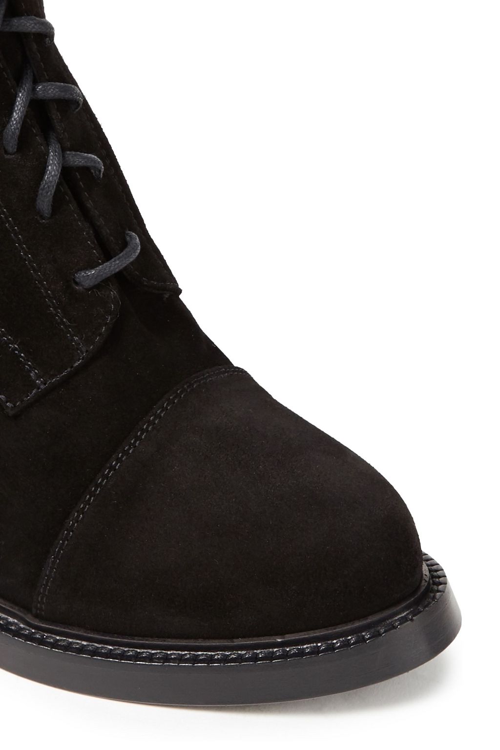 ANN DEMEULEMEESTER Lace-up suede ankle boots