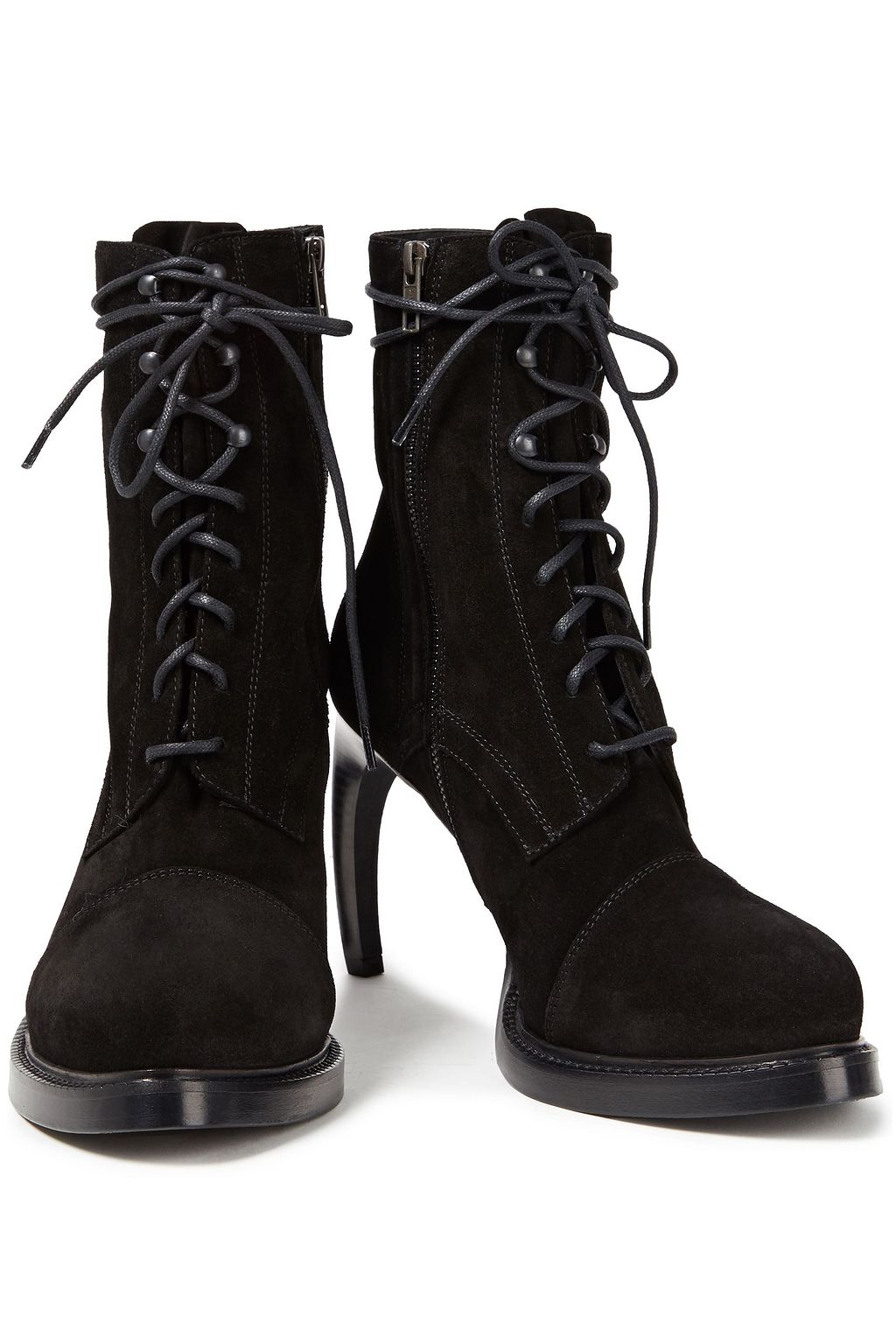 ANN DEMEULEMEESTER Lace-up suede ankle boots
