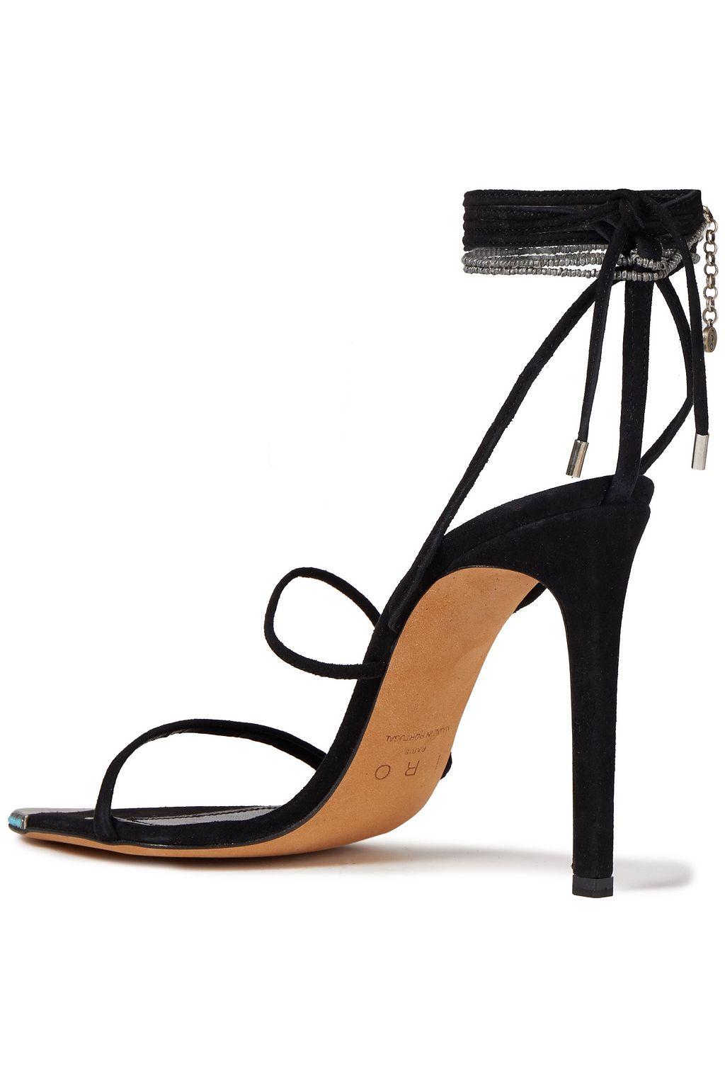 IRO Hyne embellished suede sandals
