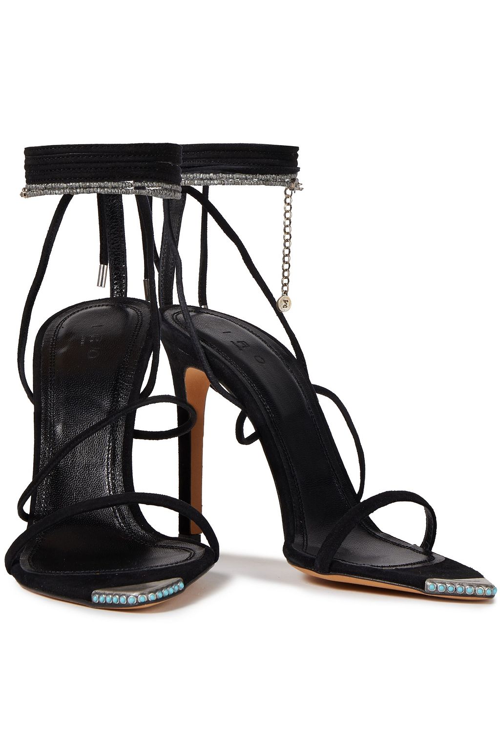 IRO Hyne embellished suede sandals