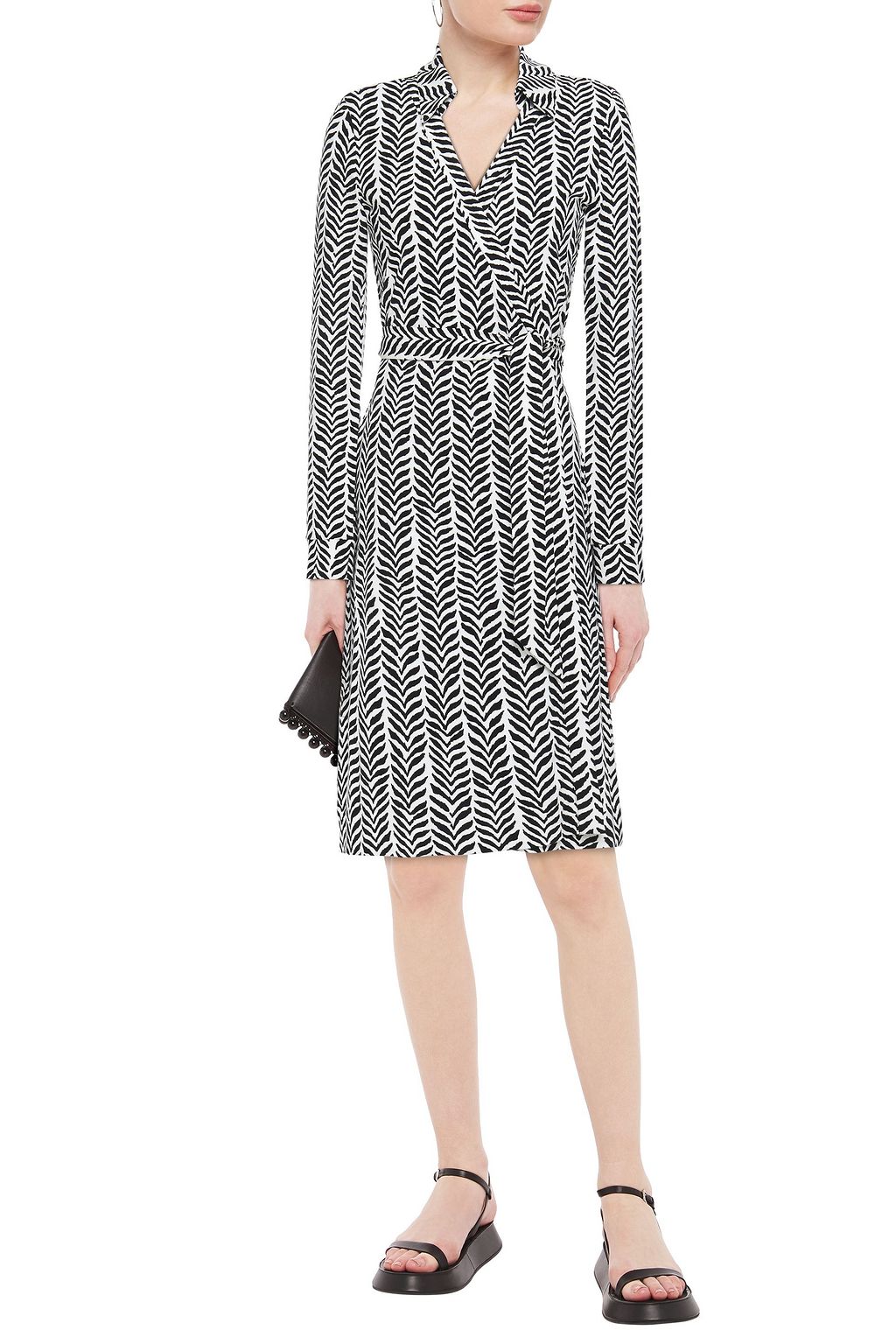 DIANE VON FURSTENBERG New Jeanne printed stretch-jersey wrap dress