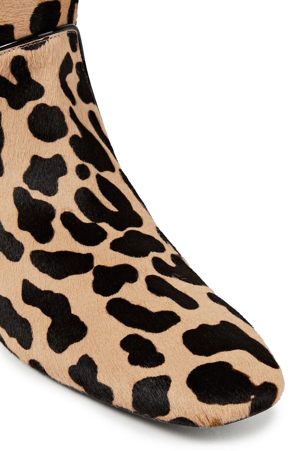 ROGER VIVIER Botte Polly leopard-print calf hair knee boots