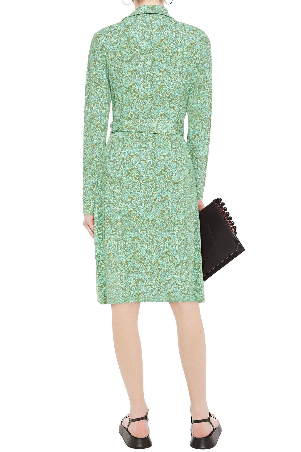 DIANE VON FURSTENBERG New Jeanne printed stretch-jersey wrap dress