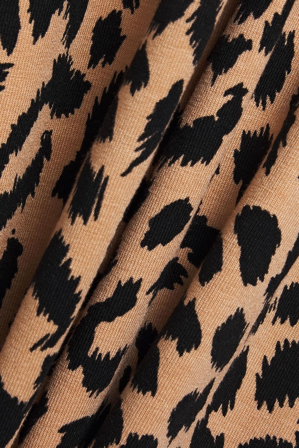 DIANE VON FURSTENBERG New Julian leopard-print stretch-jersey wrap dress