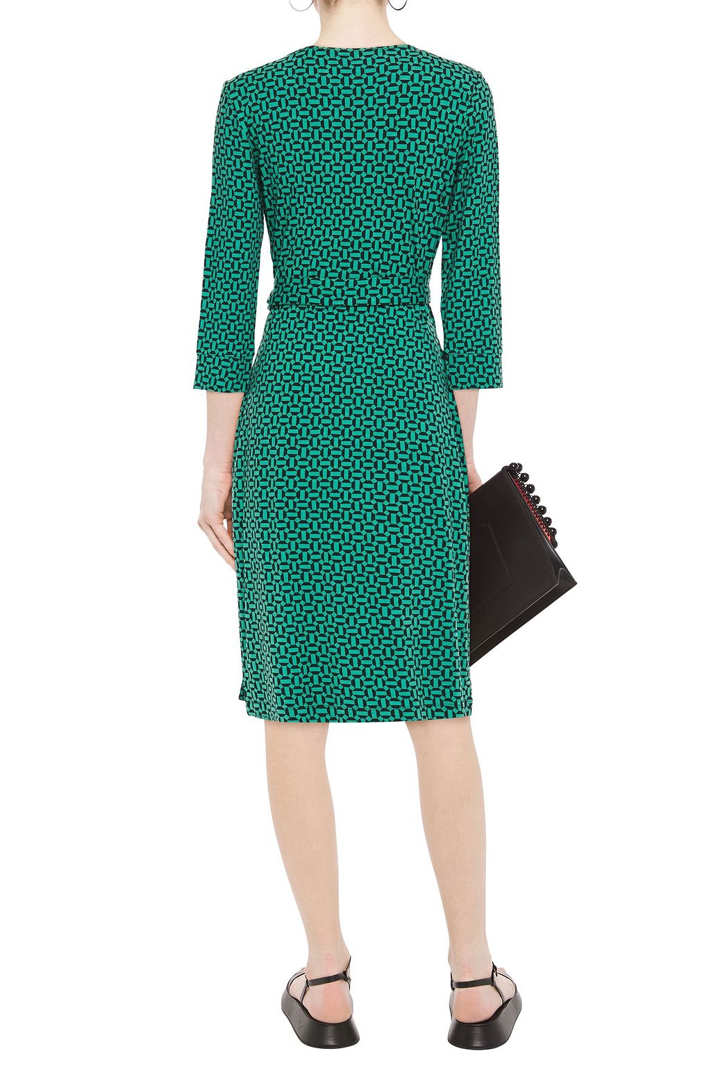 DIANE VON FURSTENBERG New Julian leopard-print stretch-jersey wrap dress