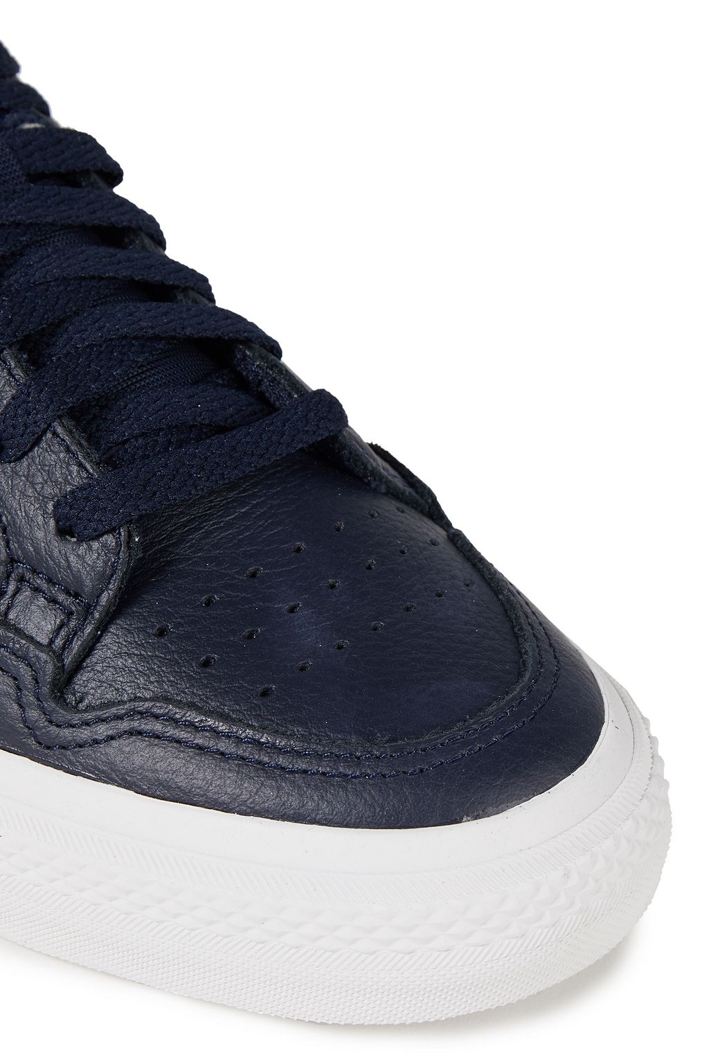 ADIDAS ORIGINALS Continental textured-leather sneakers