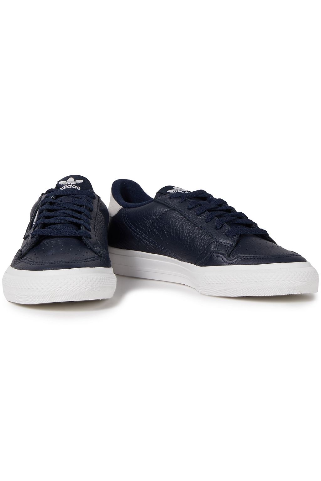 ADIDAS ORIGINALS Continental textured-leather sneakers