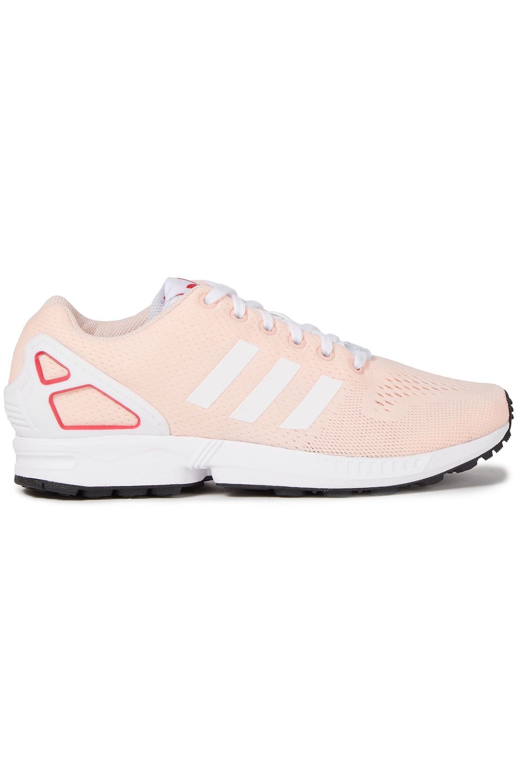 Baby pink ZX Flux stretch-knit sneakers 