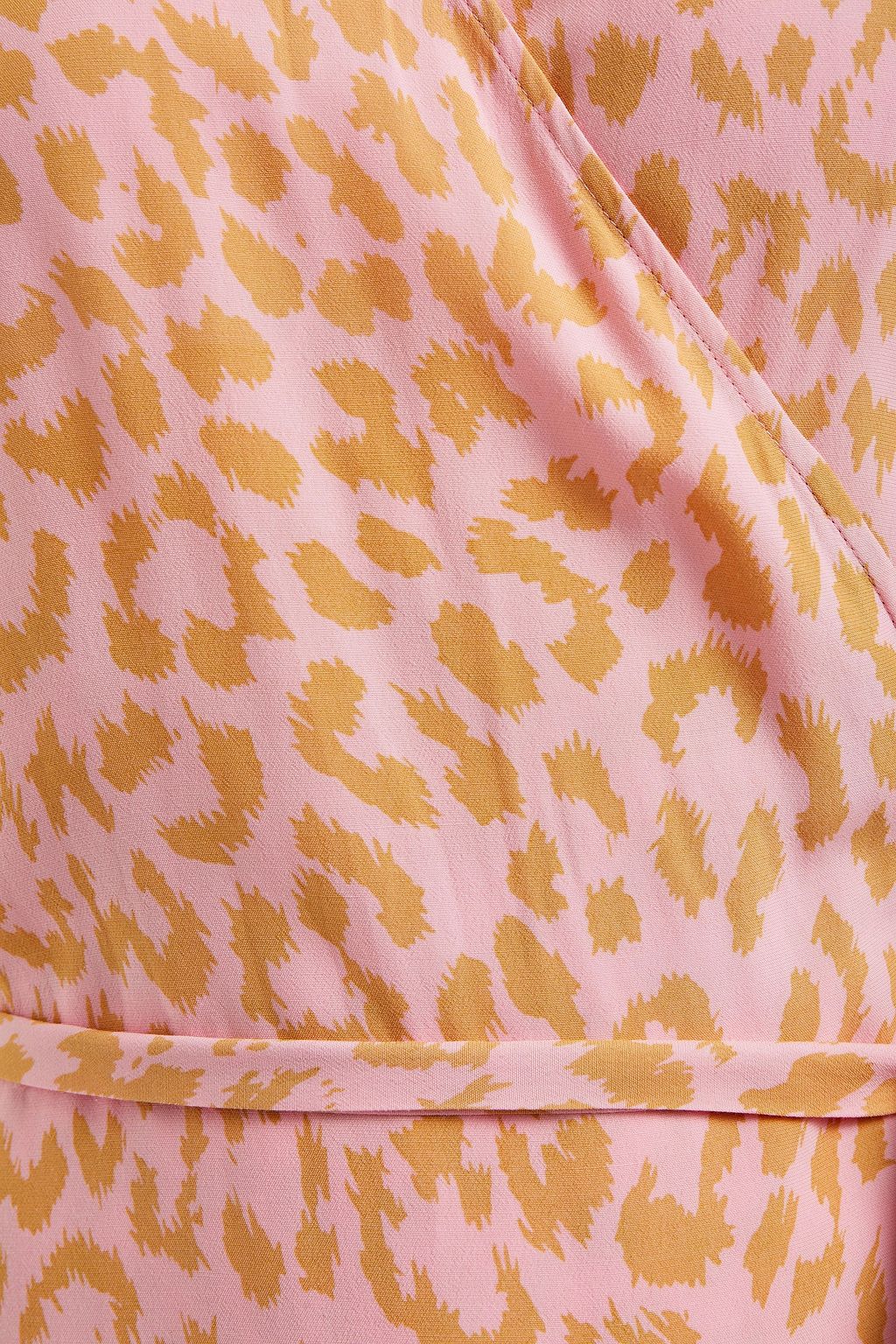 DIANE VON FURSTENBERG Saville gestreiftes Mini-Wickelkleid aus Crêpe de Chine