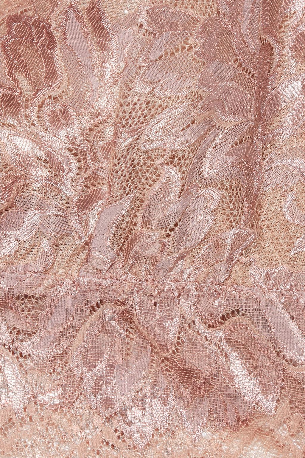 COSABELLA Natalia metallic stretch-Leavers lace bralette