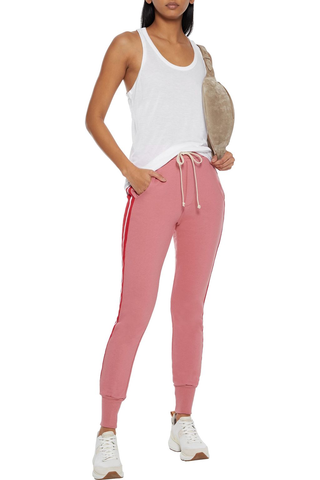 TWENTY MONTRÉAL Pride striped French cotton-blend terry track pants