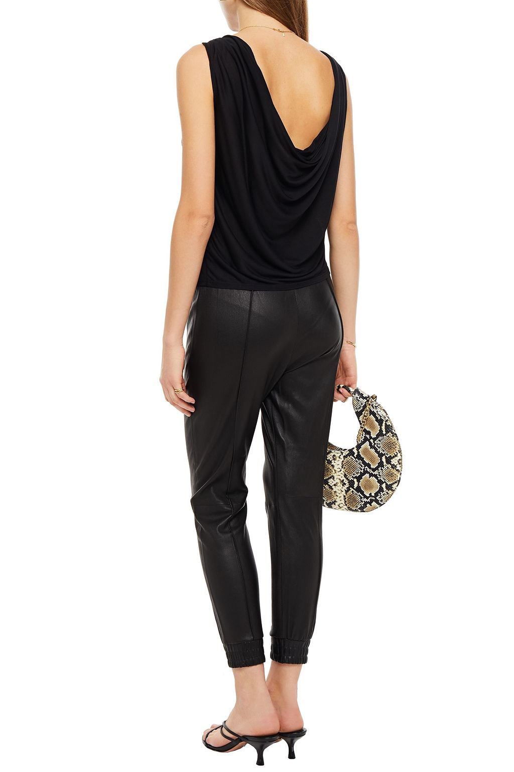 THE RANGE Draped modal-blend jersey top