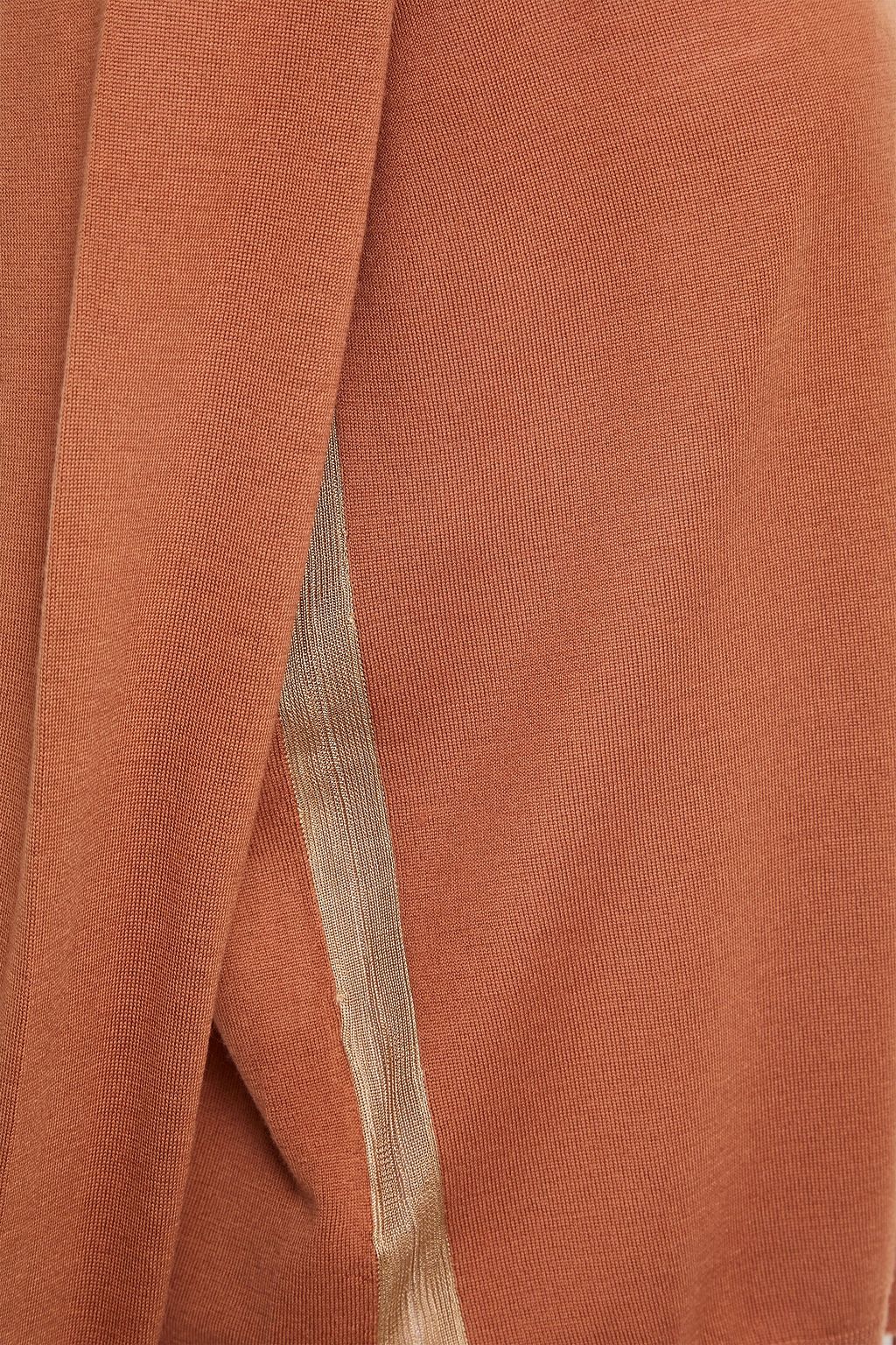 MARNI Split-back wool and silk-blend sweater