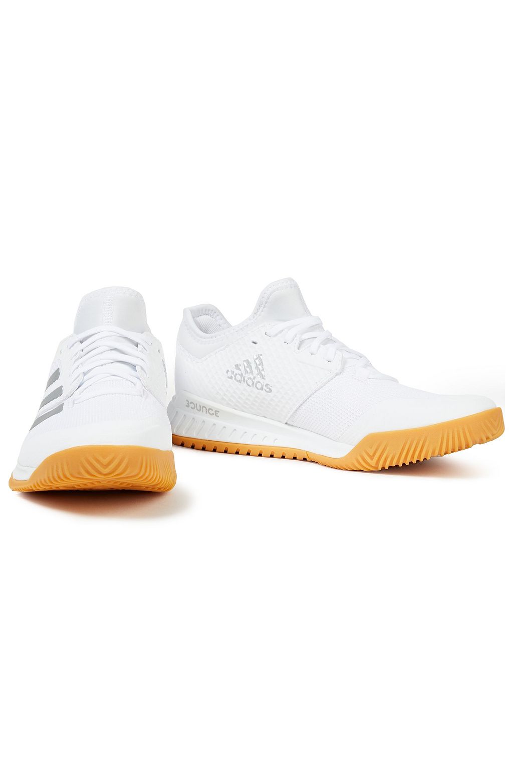 ADIDAS Court Team Bounce mesh and neoprene sneakers