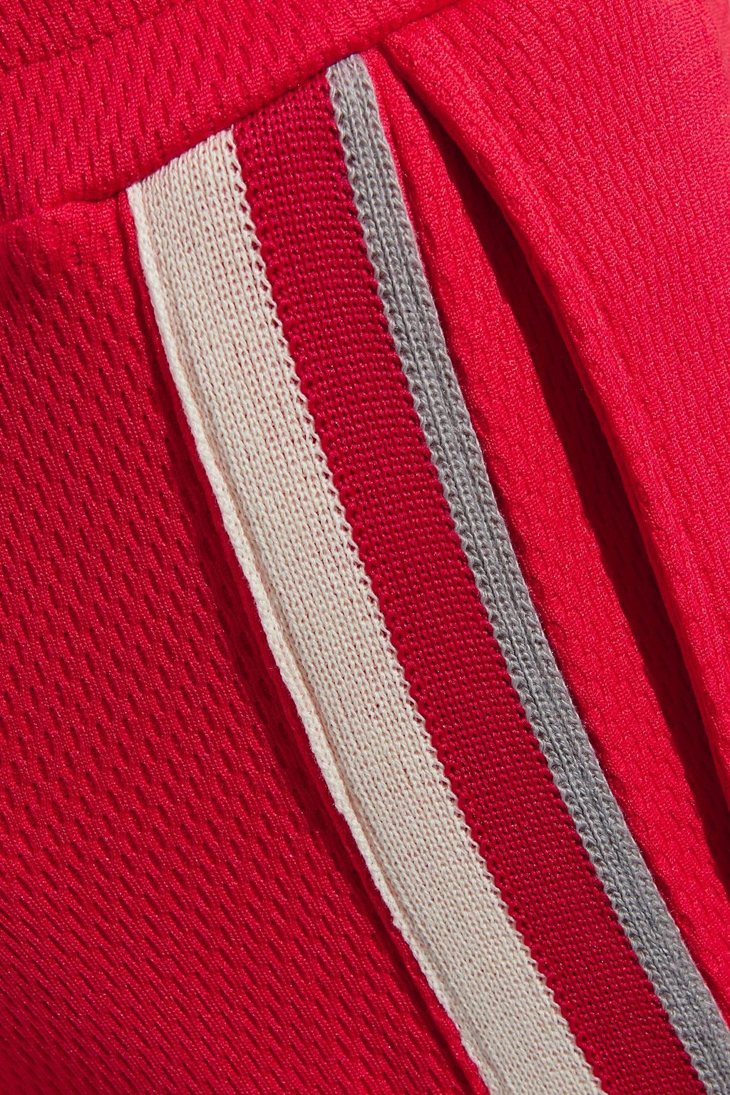 TWENTY MONTRÉAL Striped cotton-blend mesh track pants