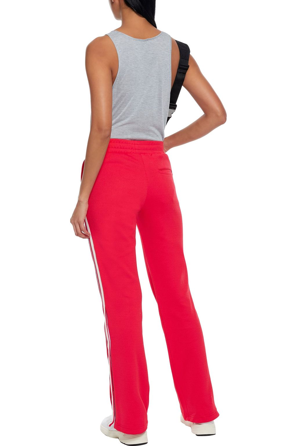 TWENTY MONTRÉAL Striped cotton-blend mesh track pants