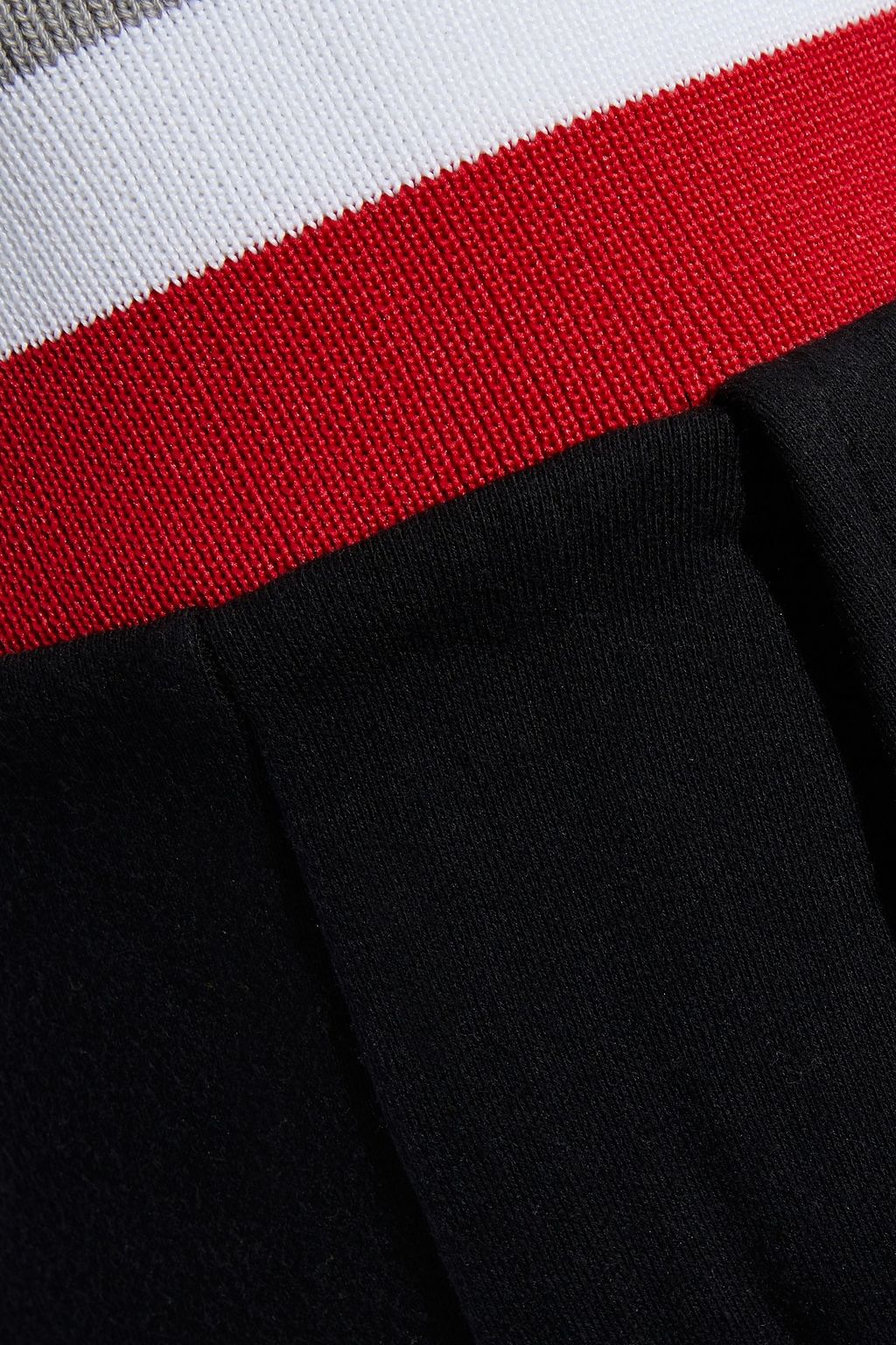 TWENTY MONTRÉAL Frayed French cotton-blend terry track pants