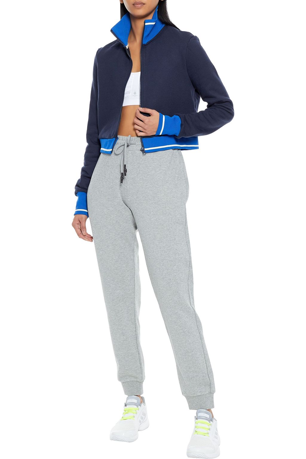 TWENTY MONTRÉAL French cotton-blend terry track jacket