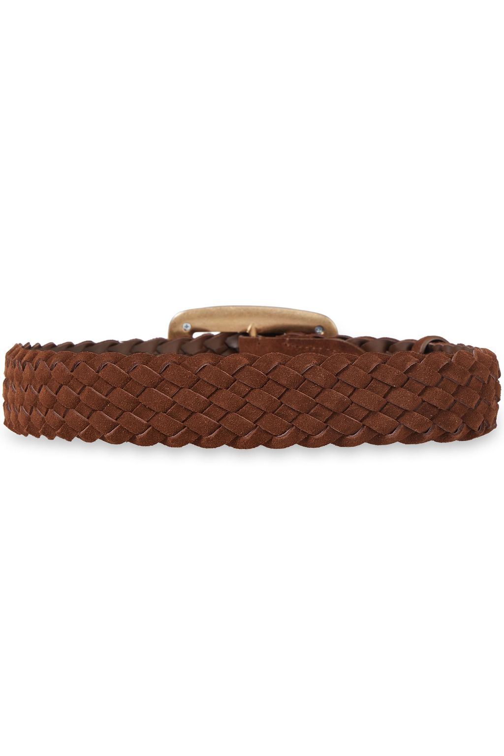 ALBERTA FERRETTI Braided suede belt