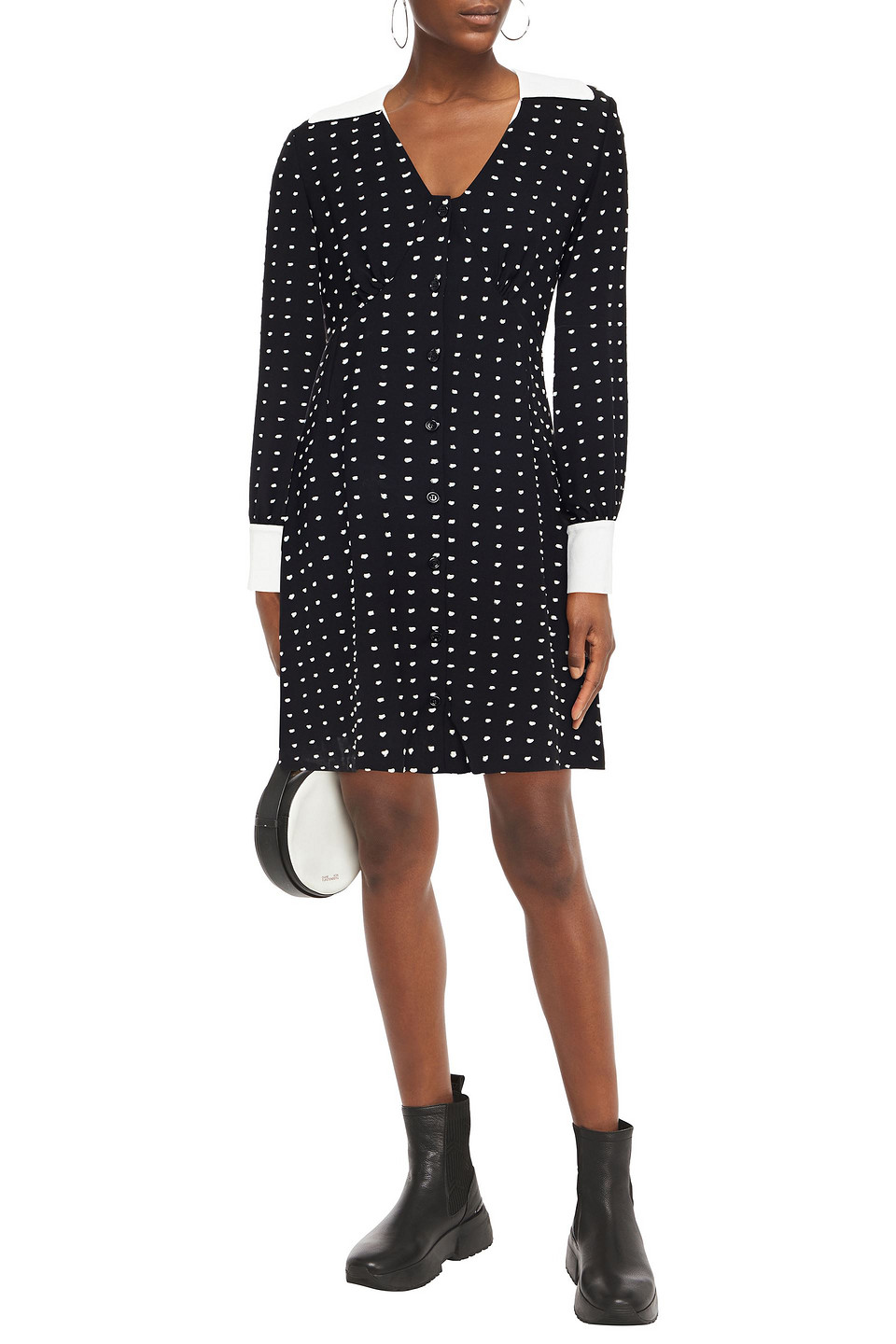 maje polka dot