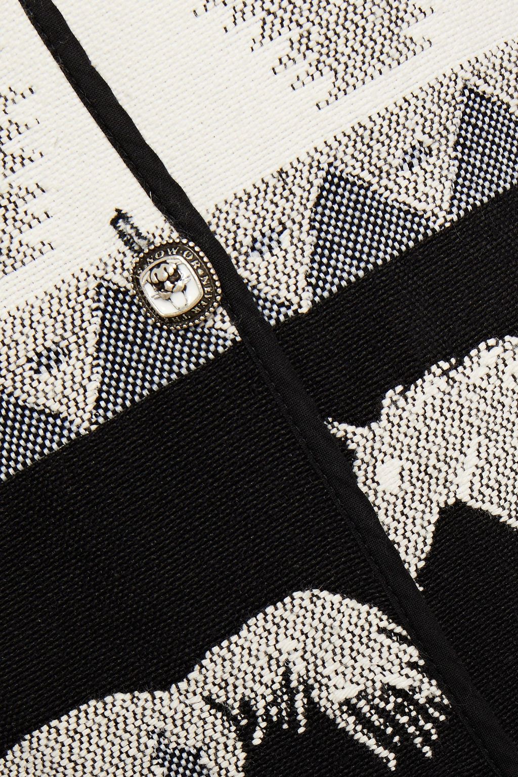 MAJE Reversible cotton-blend jacquard jacket
