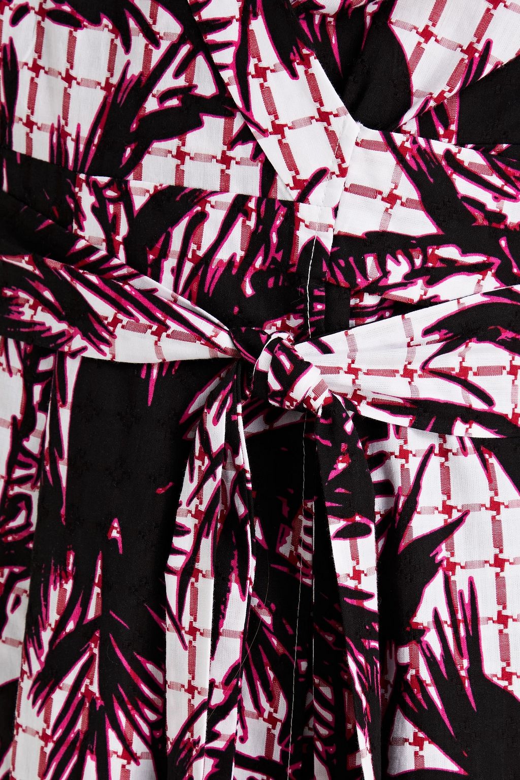 DIANE VON FURSTENBERG Adele printed cotton wrap dress