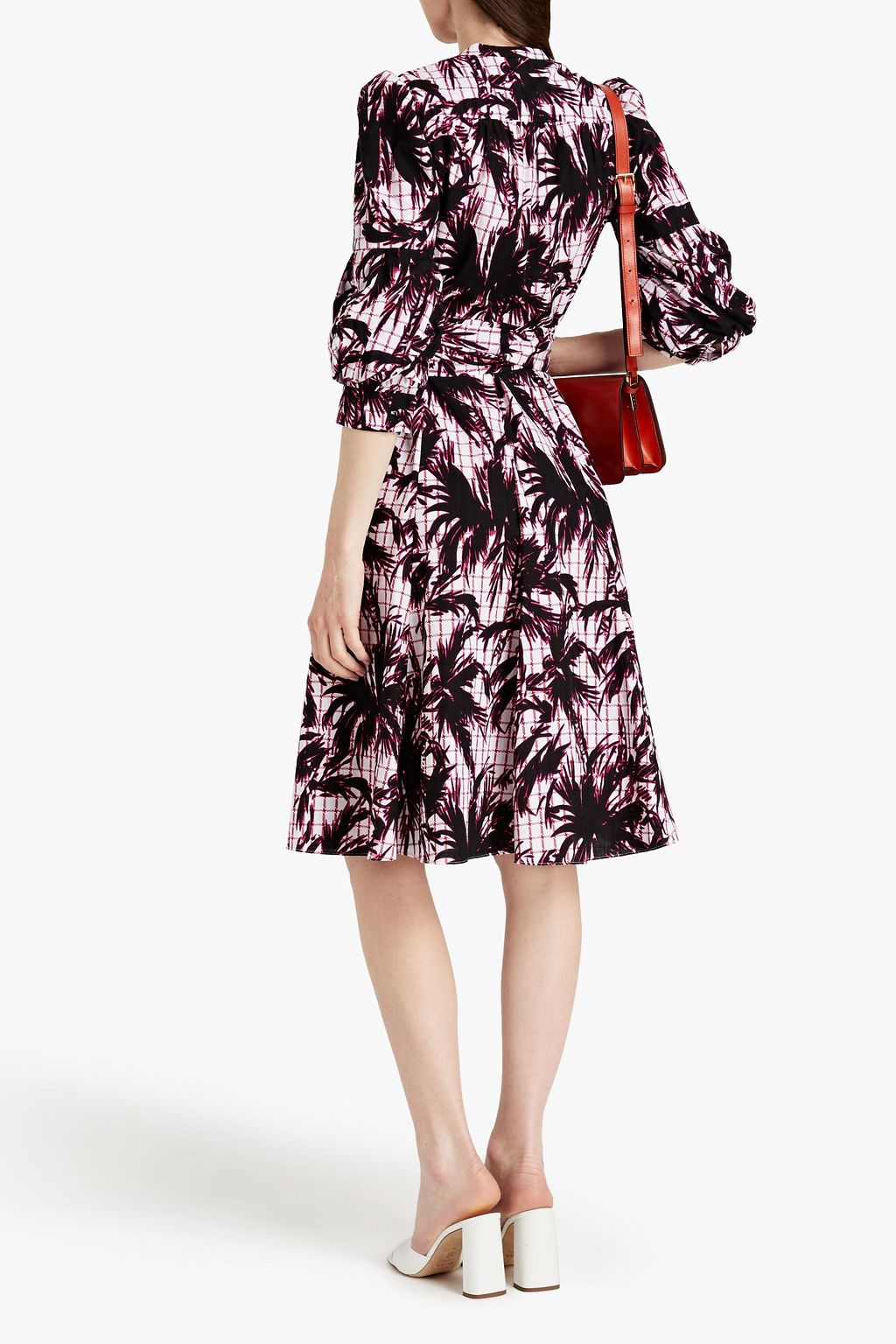 DIANE VON FURSTENBERG Adele printed cotton wrap dress