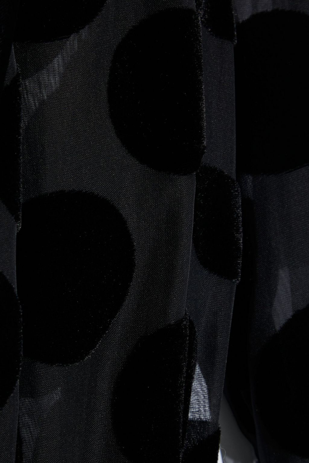 MYLA Bricklane polka-dot devoré-velvet robe