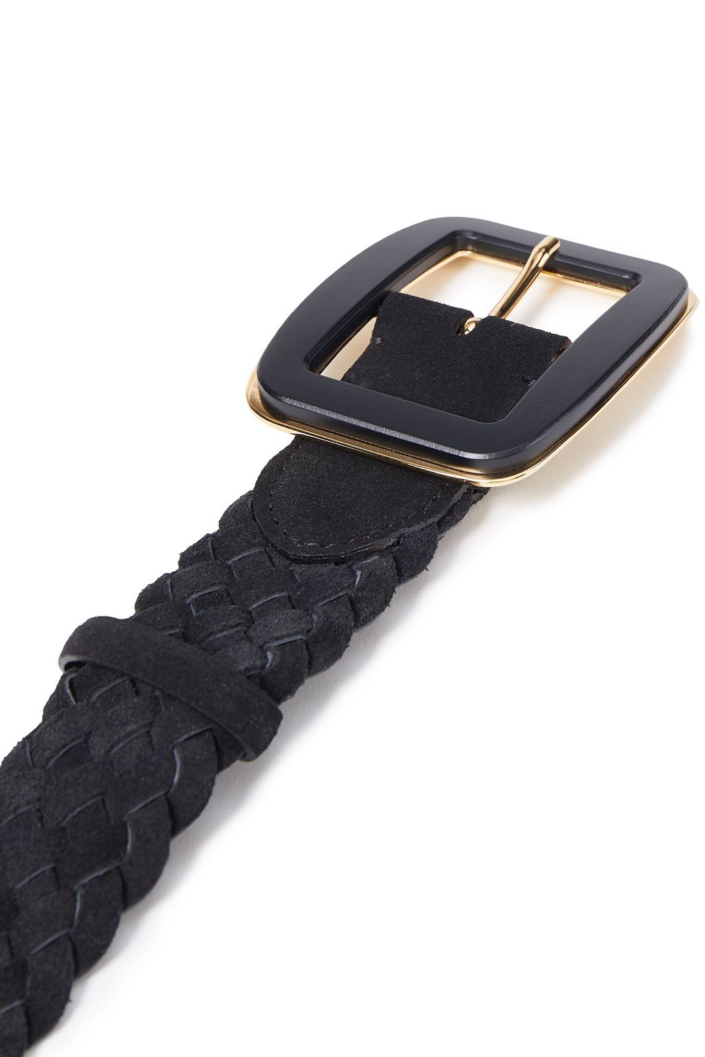 ALBERTA FERRETTI Braided suede belt
