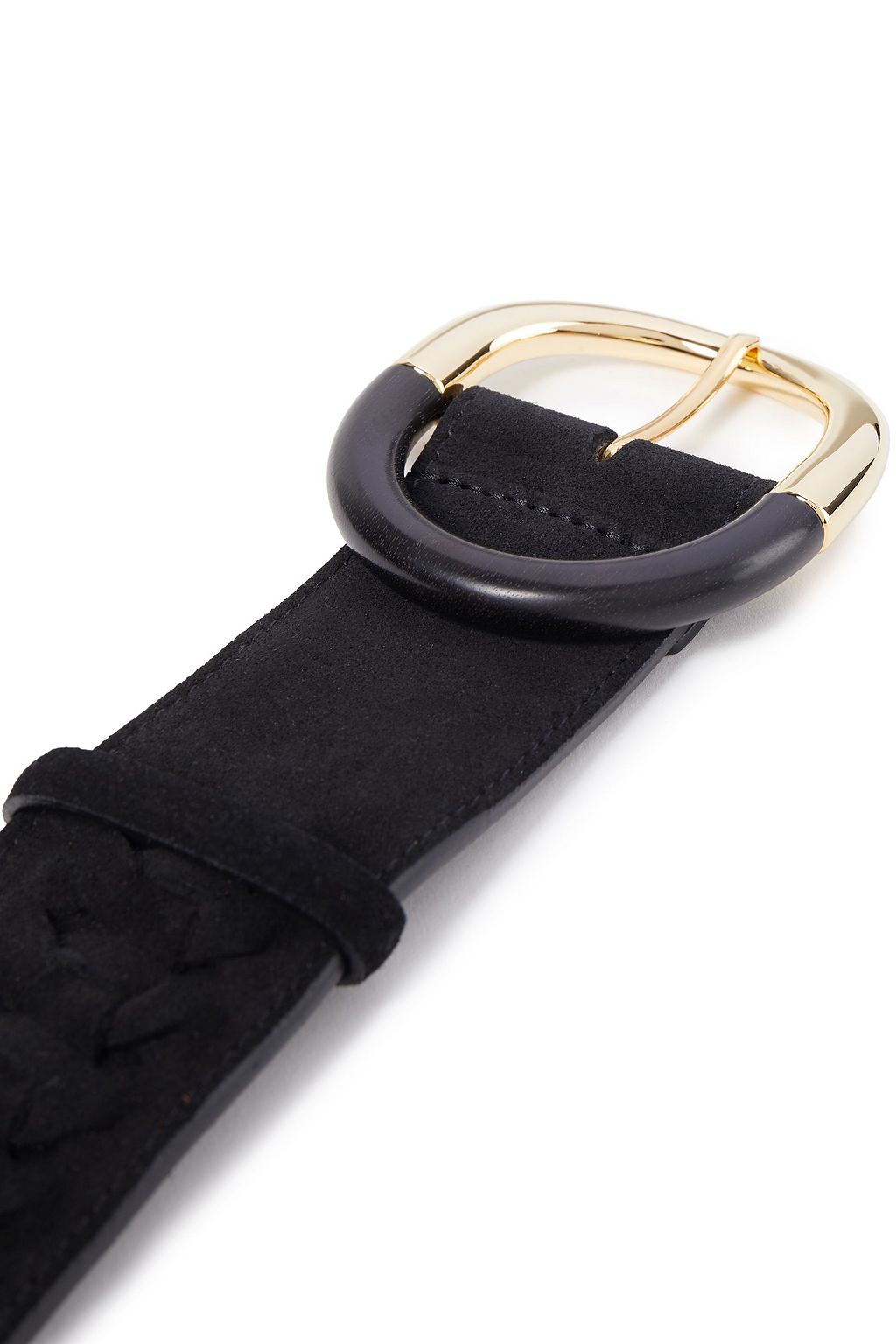 ALBERTA FERRETTI Braided suede belt