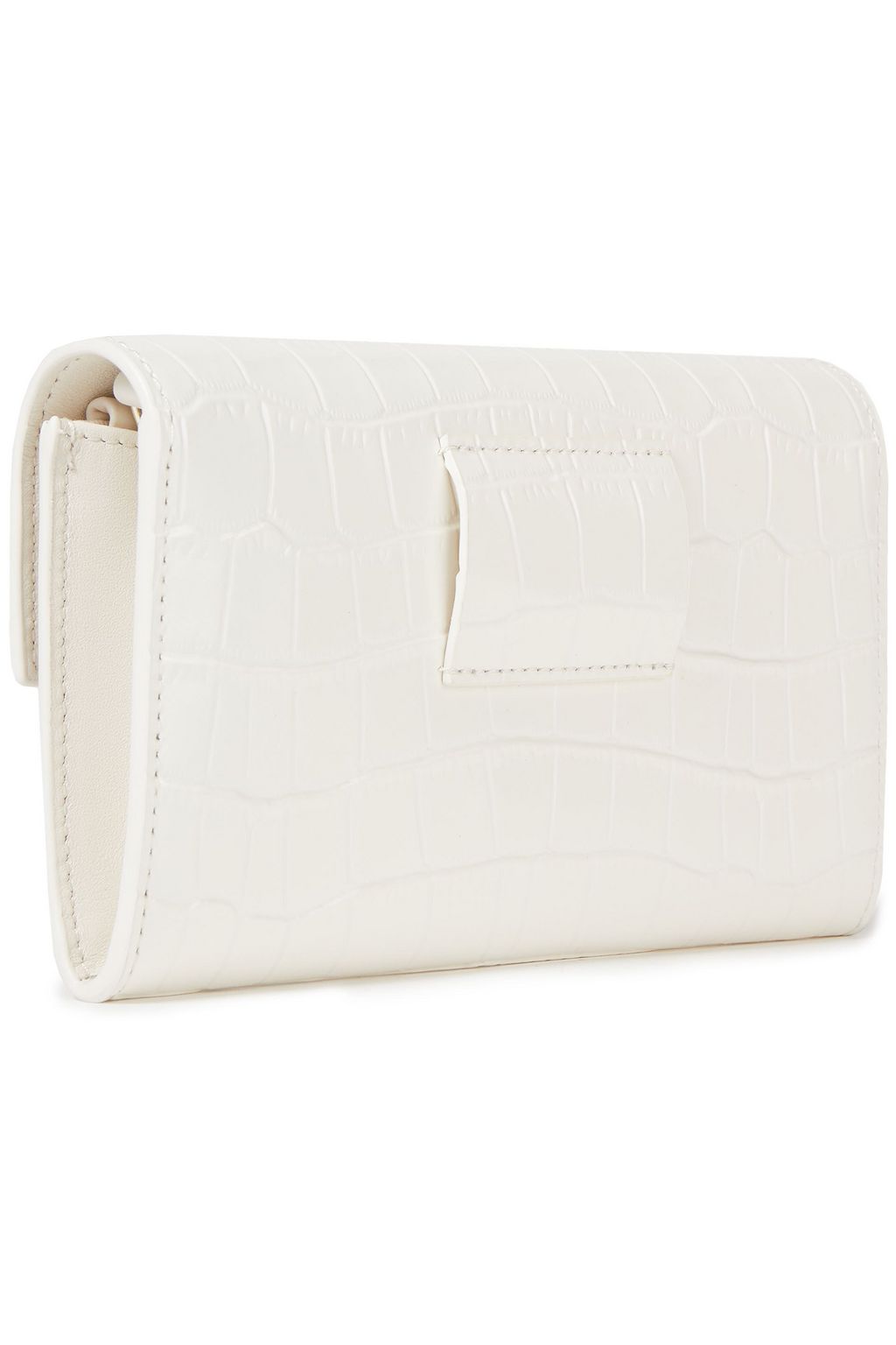 MAJE Croc-effect leather shoulder bag