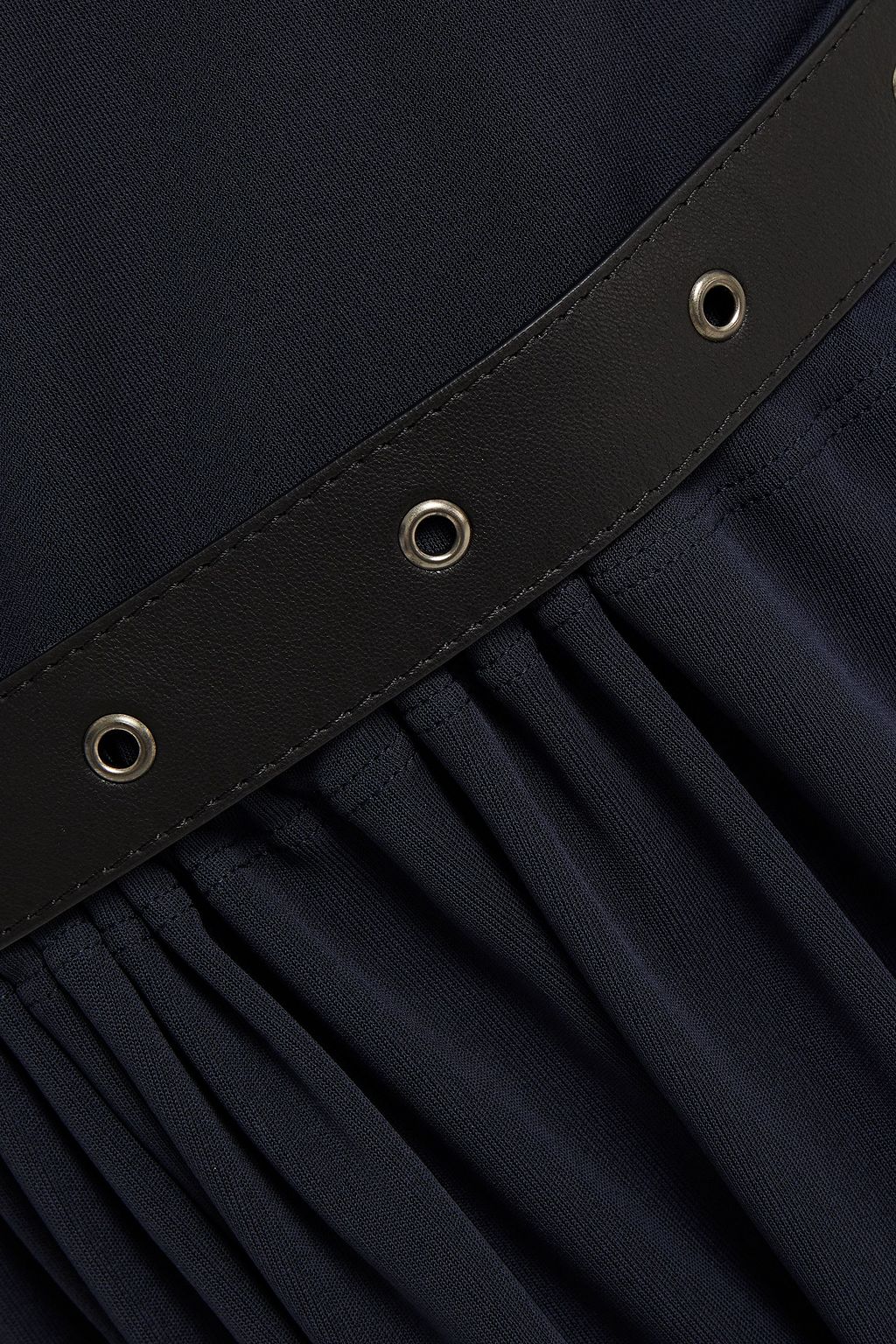 MARNI Draped crepe midi dress