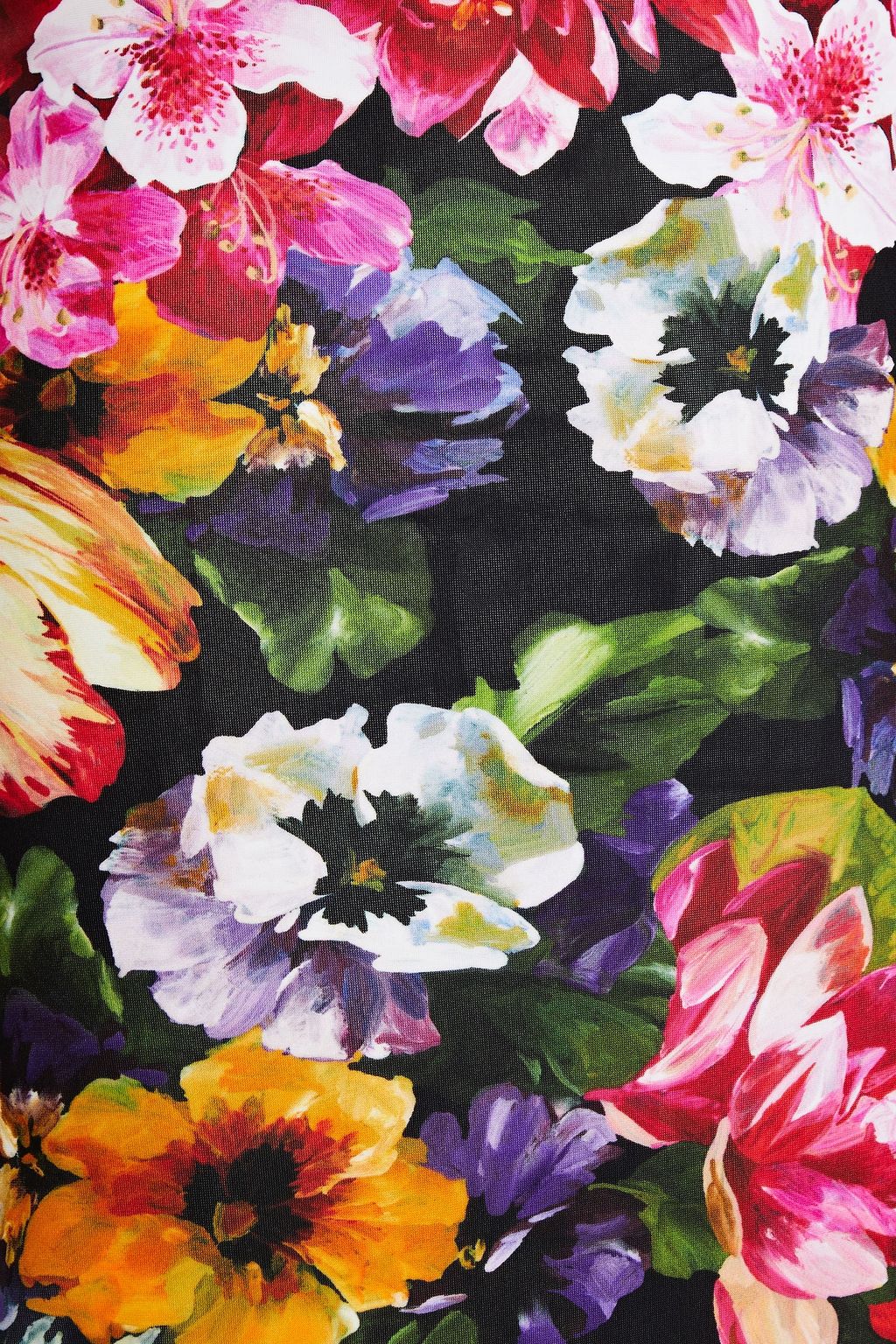 DOLCE&GABBANA Ruched floral-print stretch-jersey maxi dress