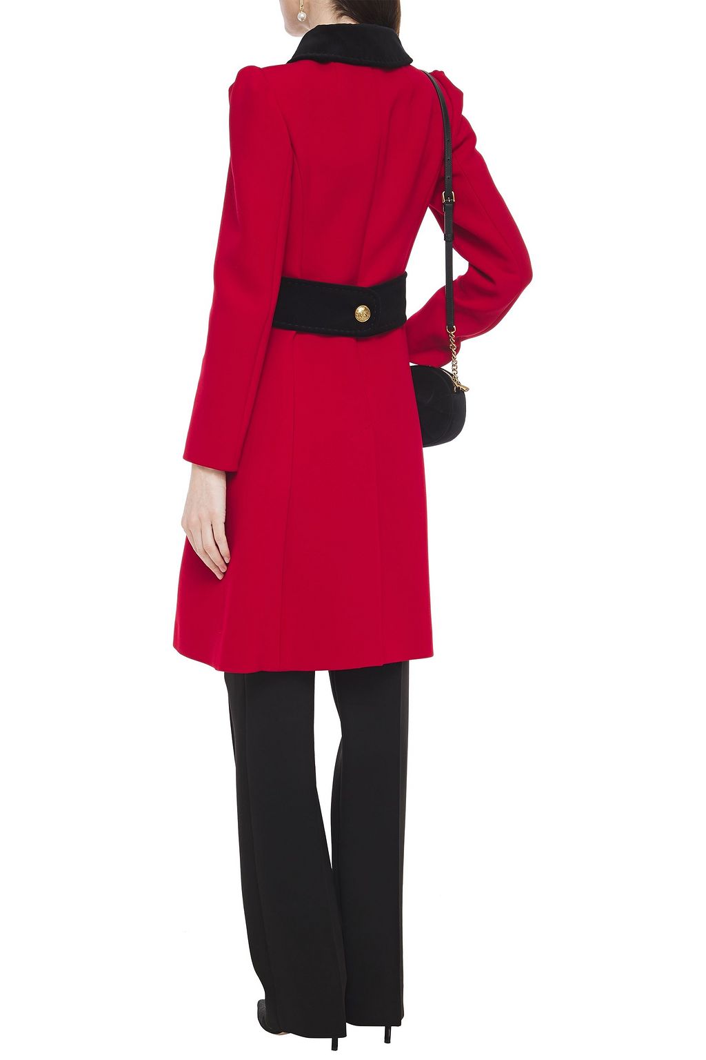 DOLCE&GABBANA Double-breasted wool-blend twill coat