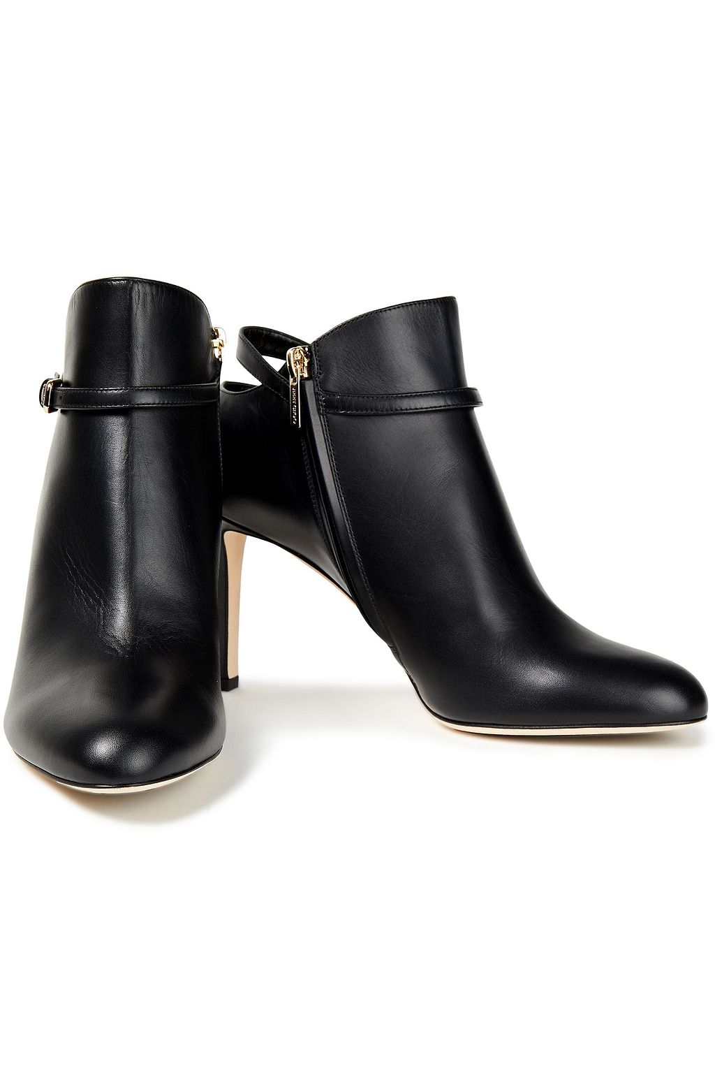 JIMMY CHOO Tor 85 leather ankle boots