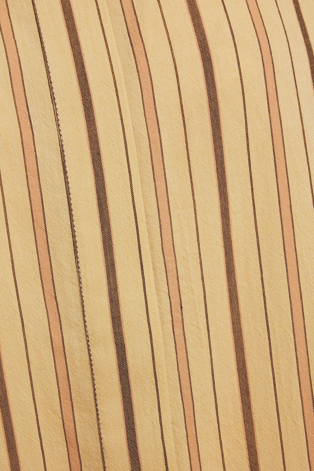 ACNE STUDIOS Striped cotton midi dress