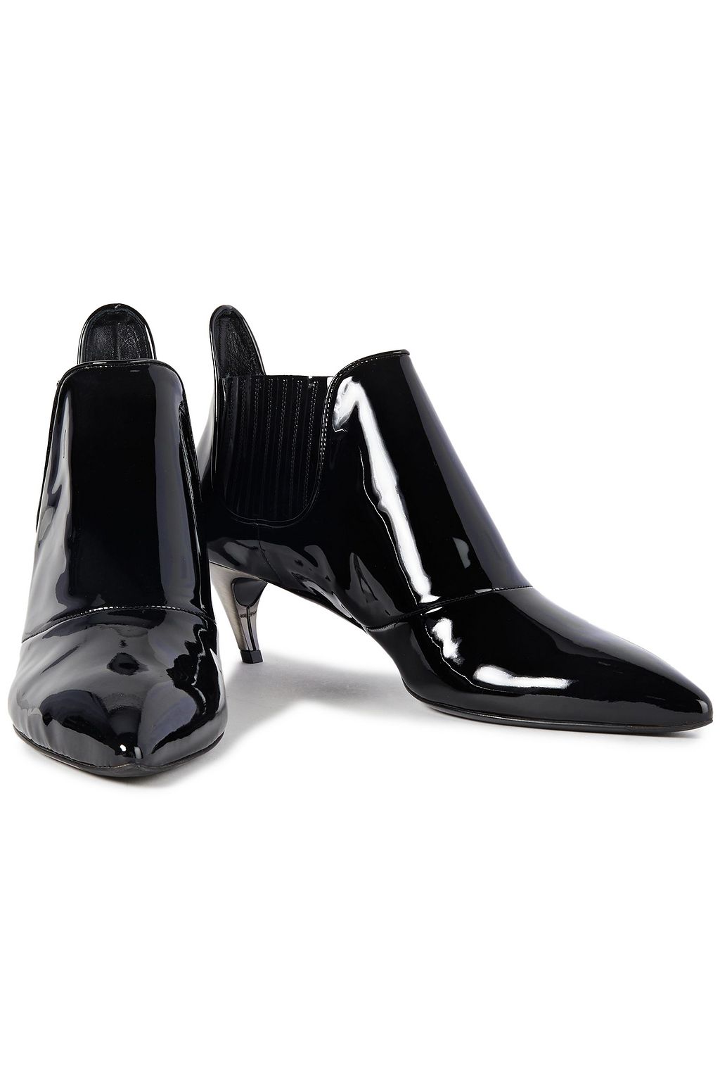 ROGER VIVIER Glossed-leather ankle boots
