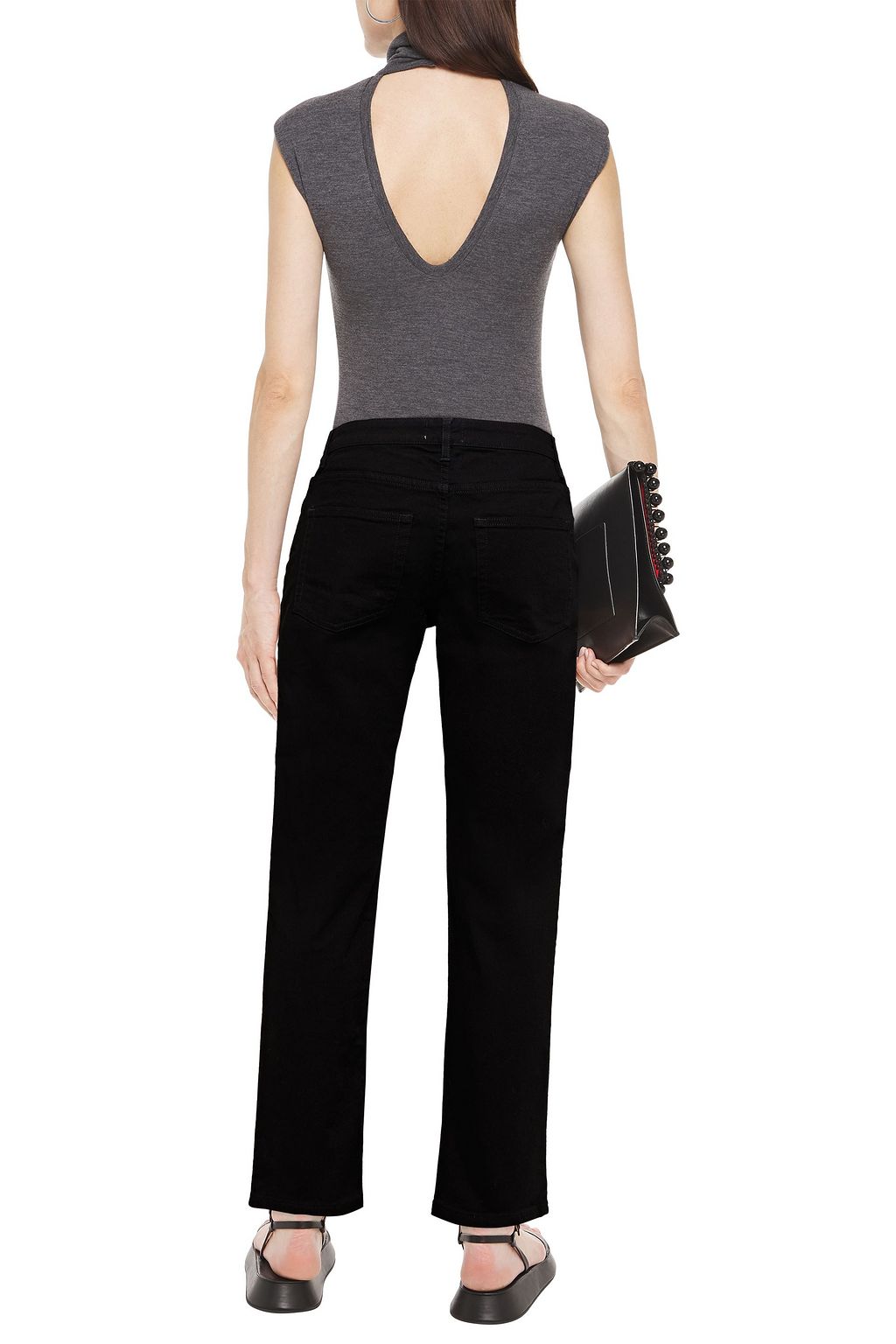 ACNE STUDIOS Mid-rise straight-leg jeans