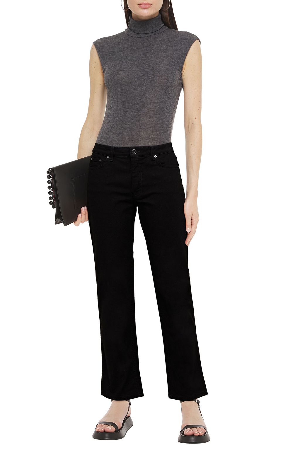 ACNE STUDIOS Mid-rise straight-leg jeans