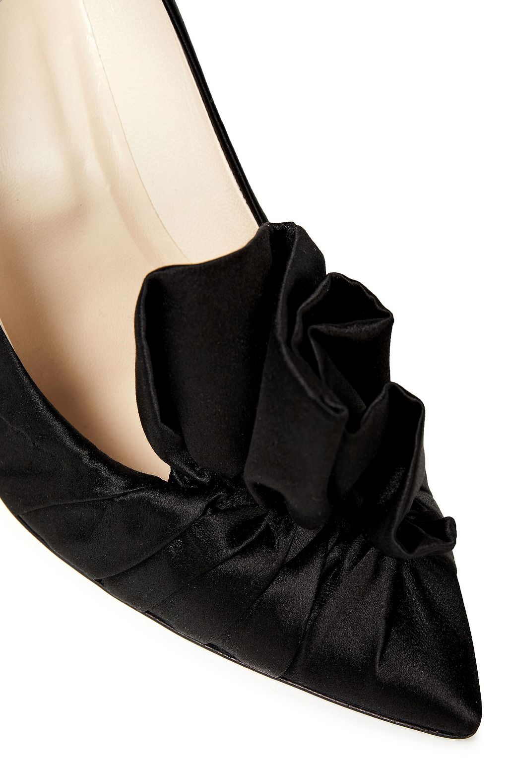 ROGER VIVIER Ruffled satin pumps