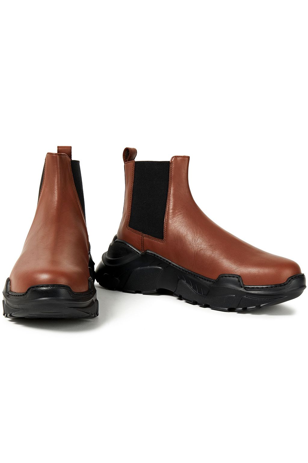 TIBI Leather Chelsea boots
