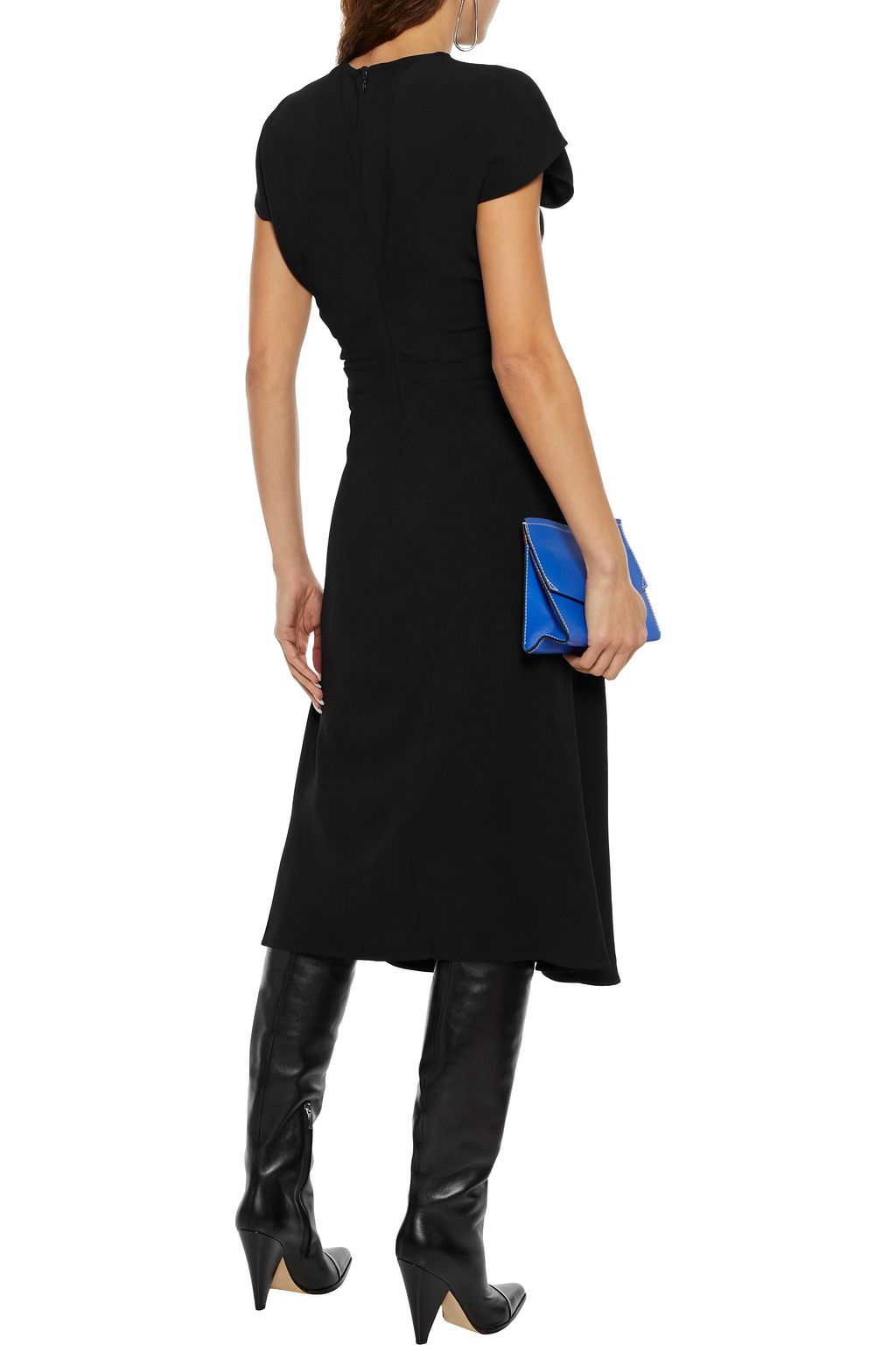 PROENZA SCHOULER Gerafftes Midikleid aus Crêpe