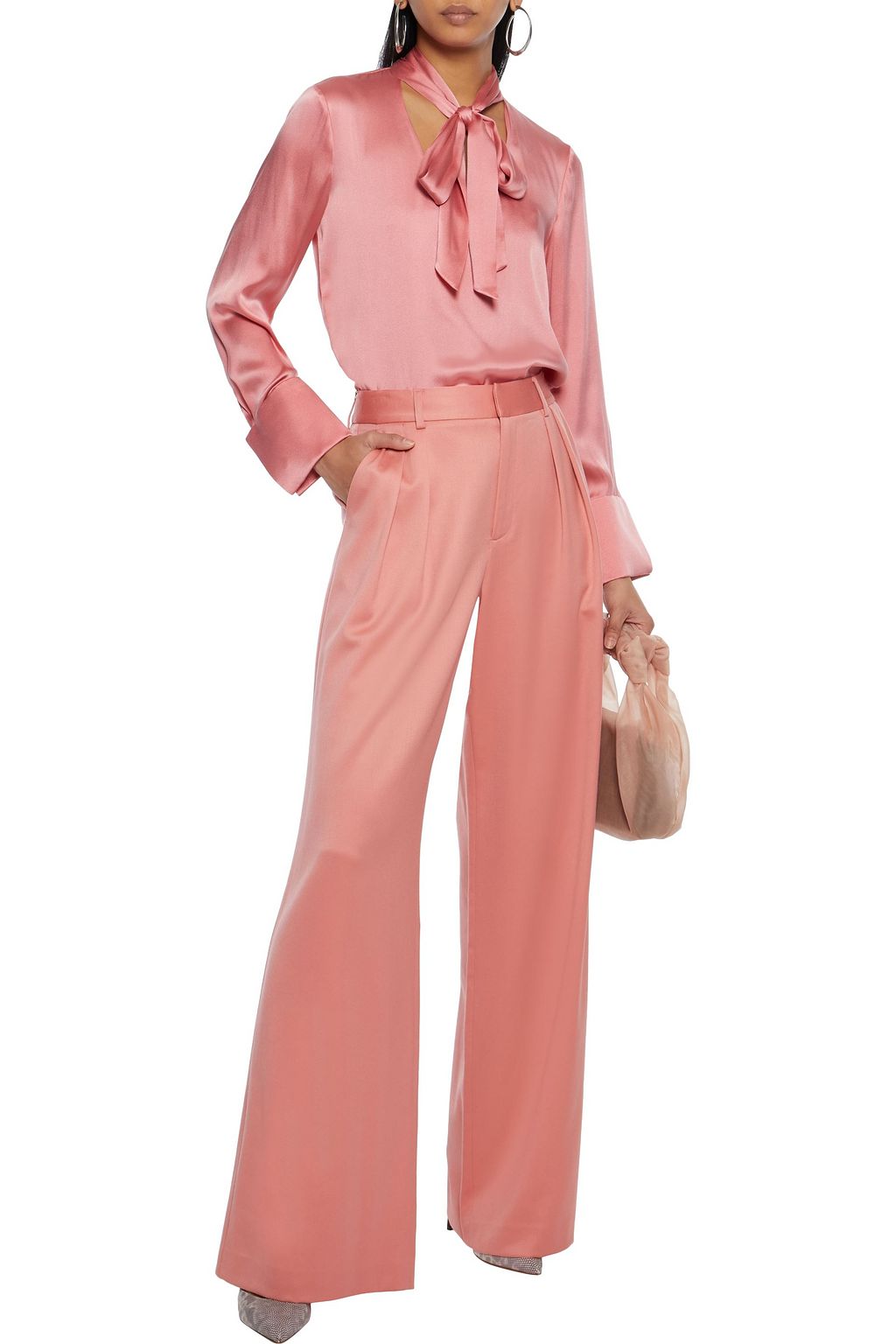 alice and olivia eric wide leg pants