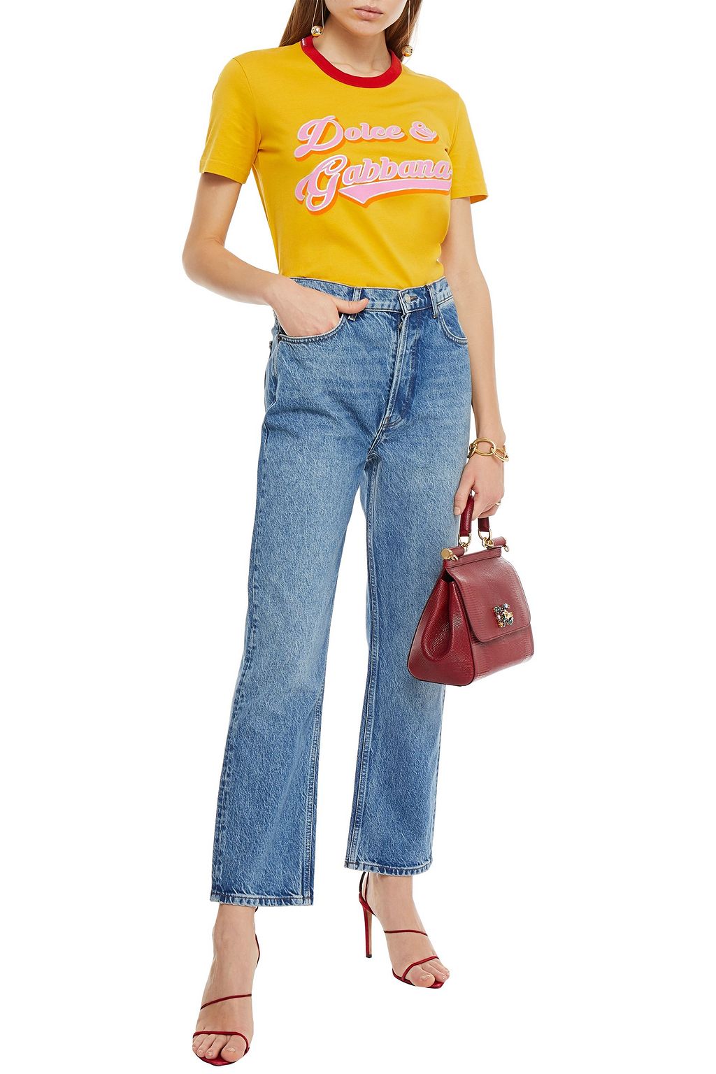 DOLCE&GABBANA Logo-print cotton-jersey T-shirt