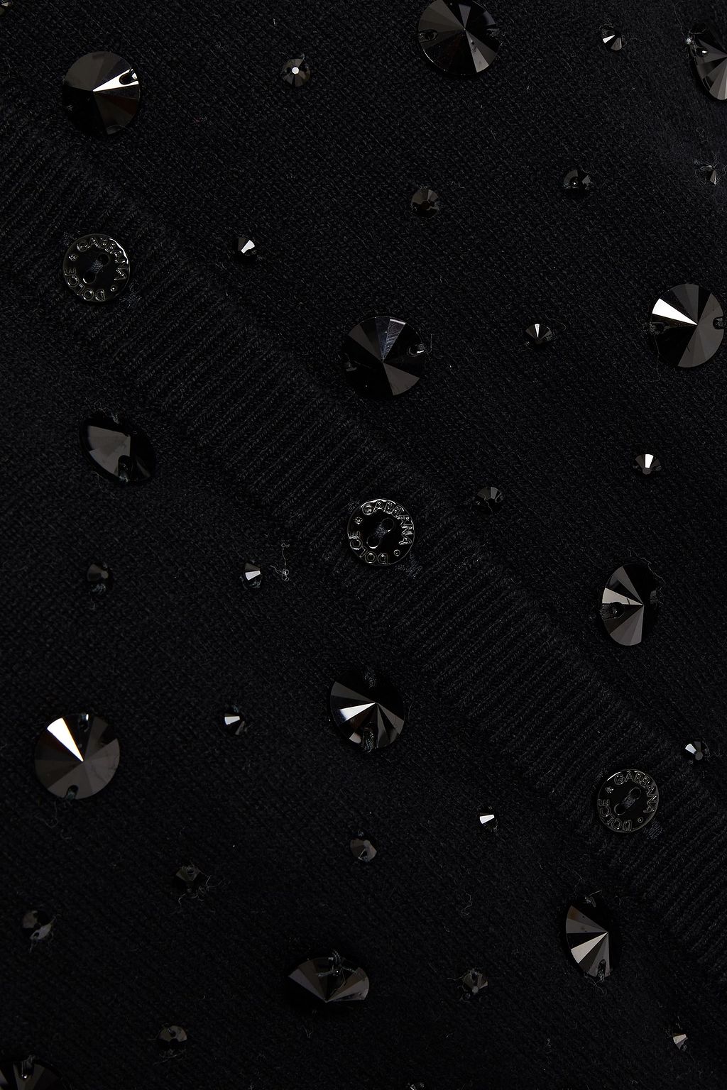 DOLCE&GABBANA Crystal-embellished cashmere cardigan