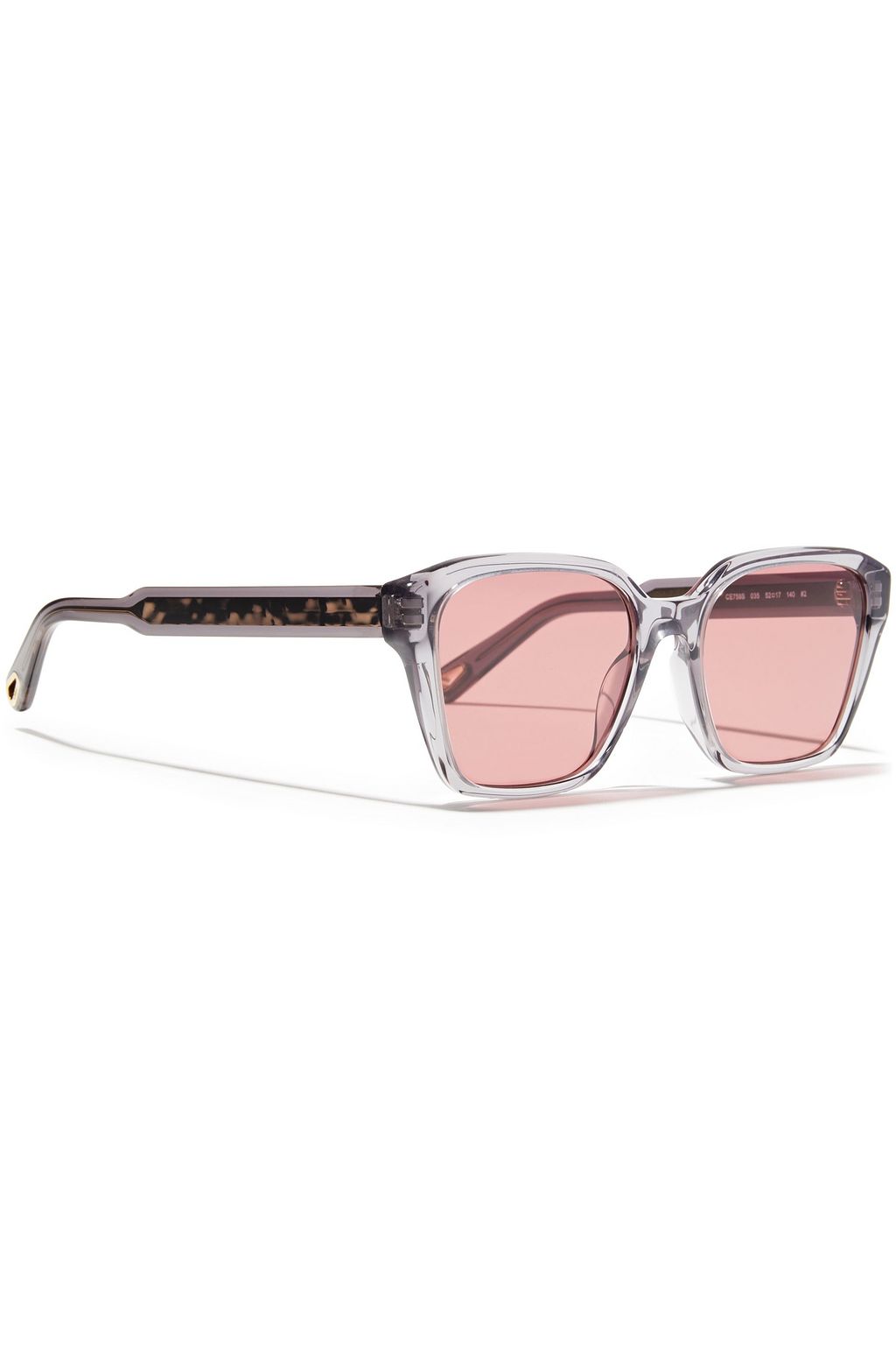 CHLOÉ Square-frame tortoiseshell acetate sunglasses